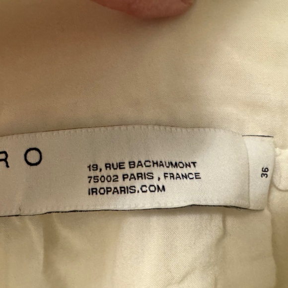 IRO Mugue Tiered White Lace Mini Skirt - Picture 8 of 8